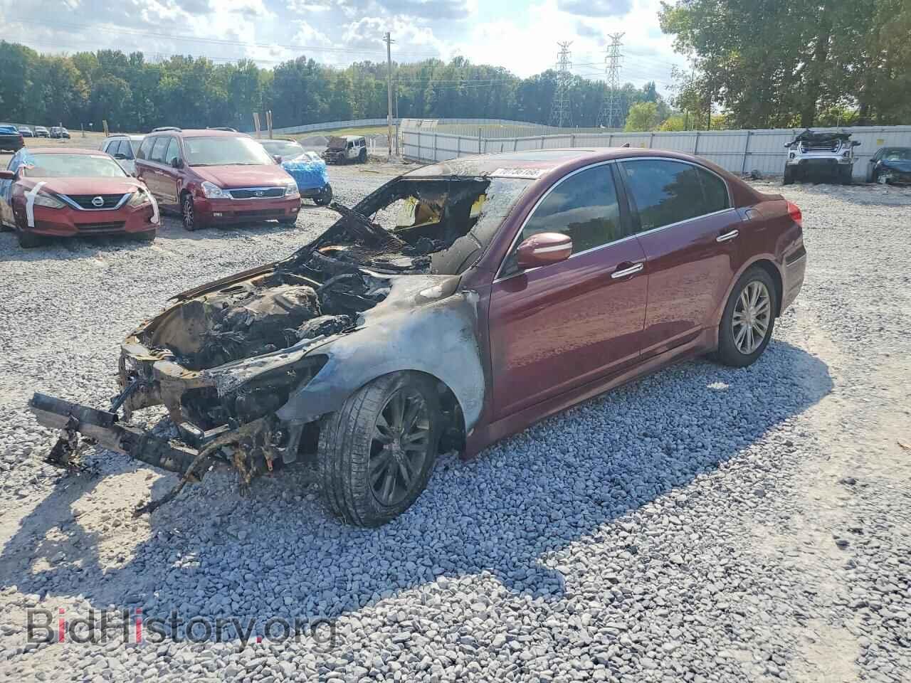 Photo KMHGC4DD3CU199502 - HYUNDAI GENESIS 2012