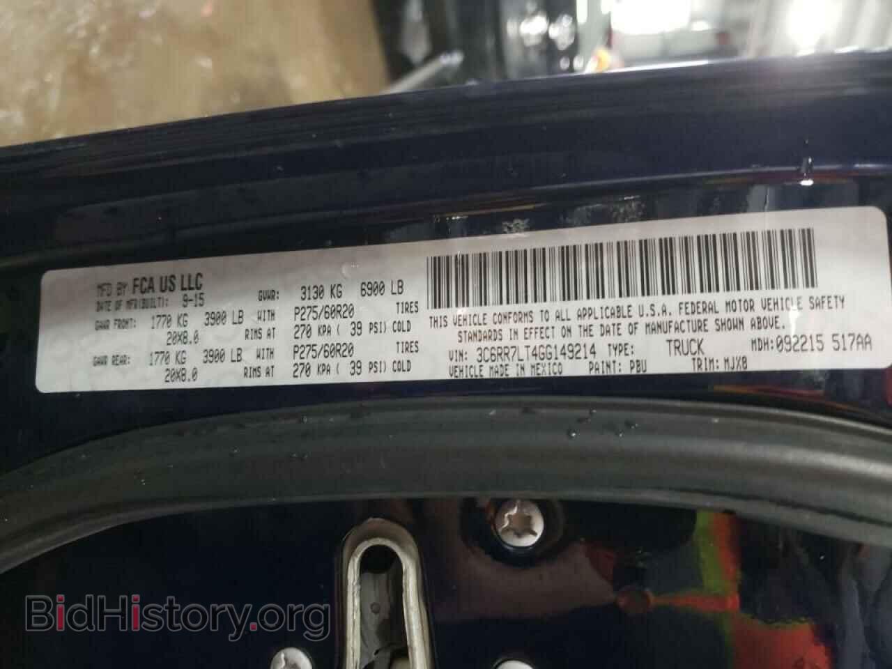 2016 RAM 1500 - VIN: 3C6RR7LT4GG149214 - Photo 10