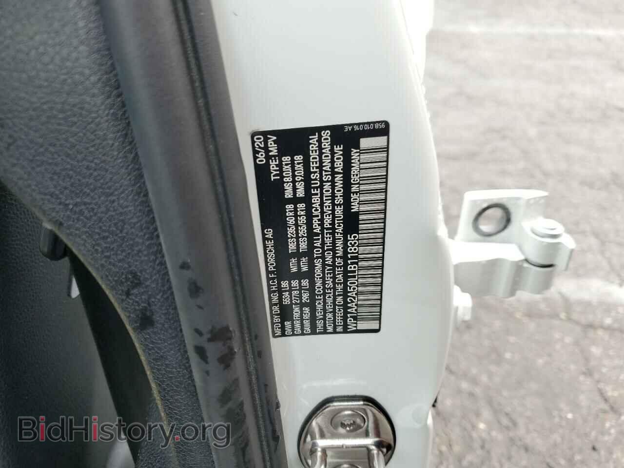 2020 PORSCHE MACAN - VIN: WP1AA2A50LLB11835 - Фото 14