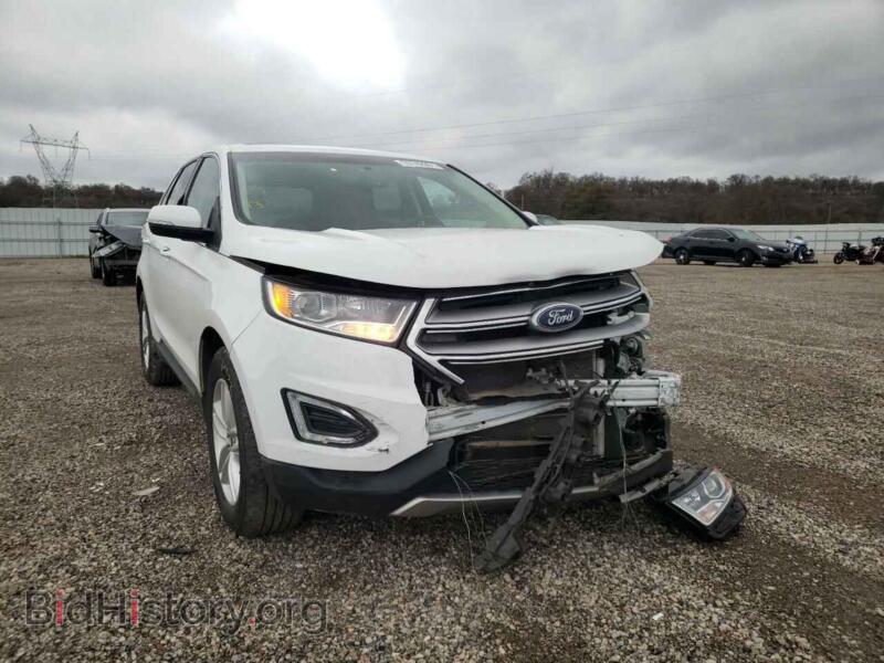2016 Ford EDGE Edge SEL (VIN 2FMPK4J80GBB59237) — photo 1 of 10, Copart, damage: front end