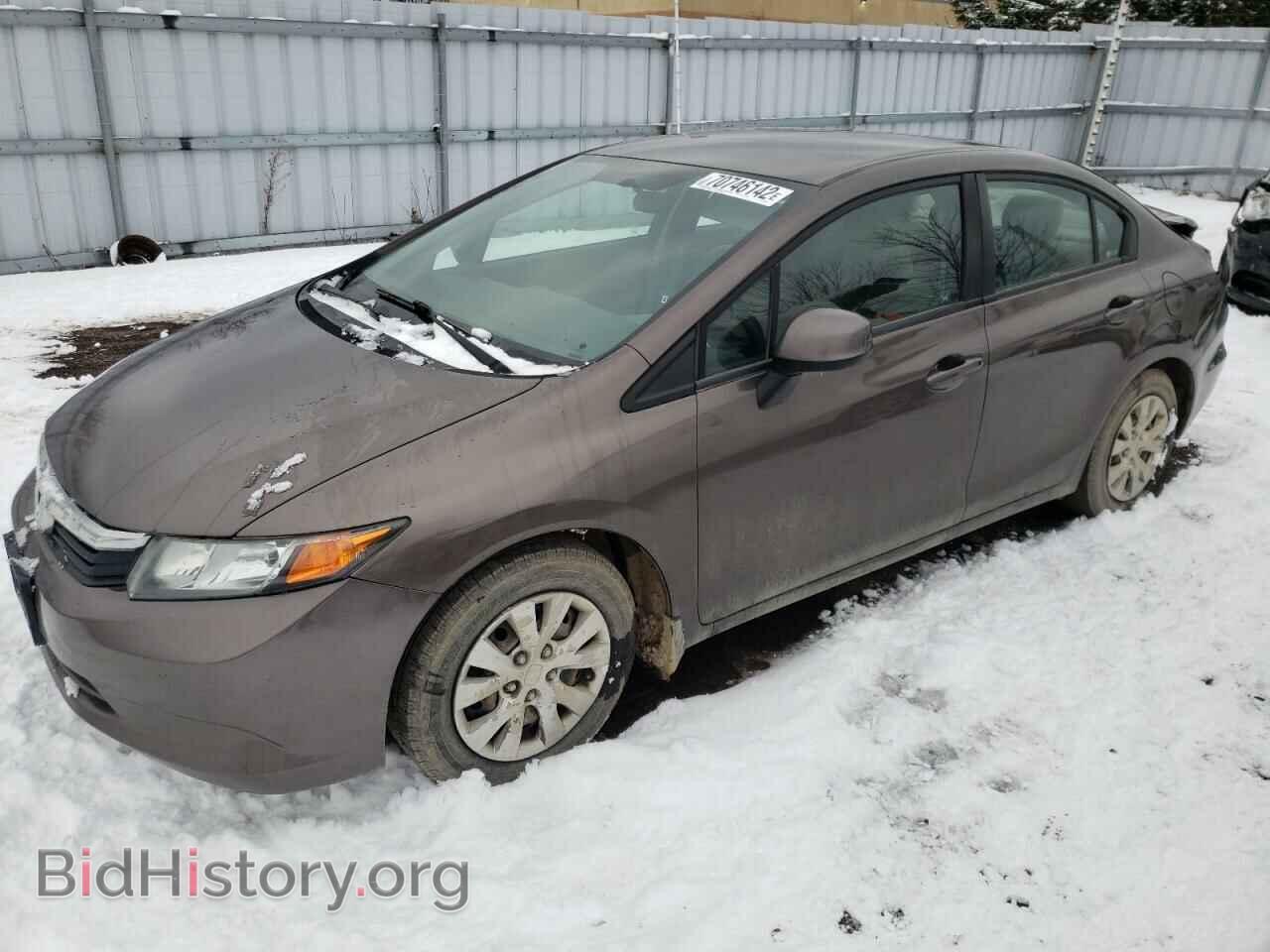 Фотография 2HGFB2F46CH017302 - HONDA CIVIC 2012