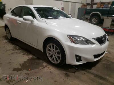 2012 Lexus IS IS 250, white — VIN JTHCF5C24C5054106, Copart
