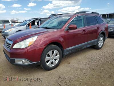 2011 Subaru OUTBACK 2.5I Premium, красный — VIN 4S4BRBGC7B3426985, Copart