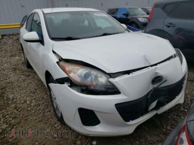 2012 Mazda 3 3 I, white — VIN JM1BL1V72C1626160, Copart