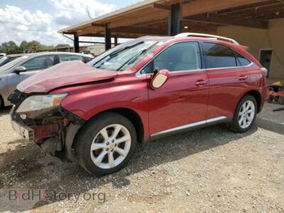 2012 Lexus RX350 350, красный — VIN 2T2ZK1BA0CC076983, Copart