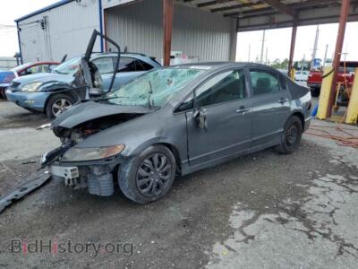 2010 Honda CIVIC LX, темно-серый — VIN 2HGFA1F51AH561371, Copart