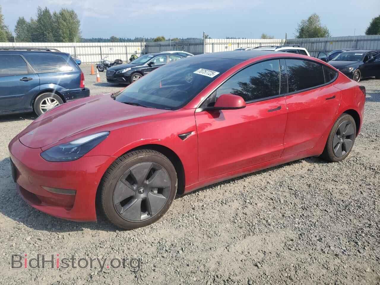 Photo 5YJ3E1EA1NF320667 - TESLA MODEL 3 2022