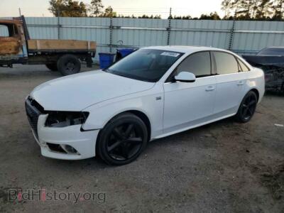 2012 Audi A4 A4 Premium, белый — VIN WAUFFAFL8CN001823, Copart