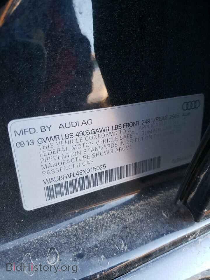 2014 AUDI A4 - VIN: WAUBFAFL4EN015025 - Фото 12