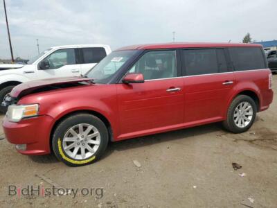 2010 Ford FLEX Flex SEL, red — VIN 2FMGK5CC9ABA58194, Copart