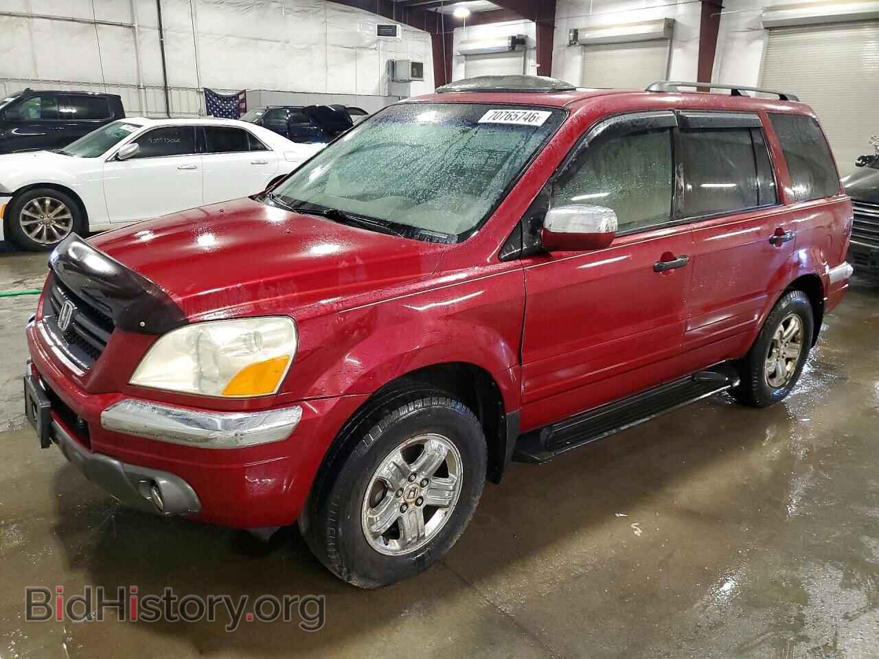 Photo 5FNYF18655B018874 - HONDA PILOT 2005