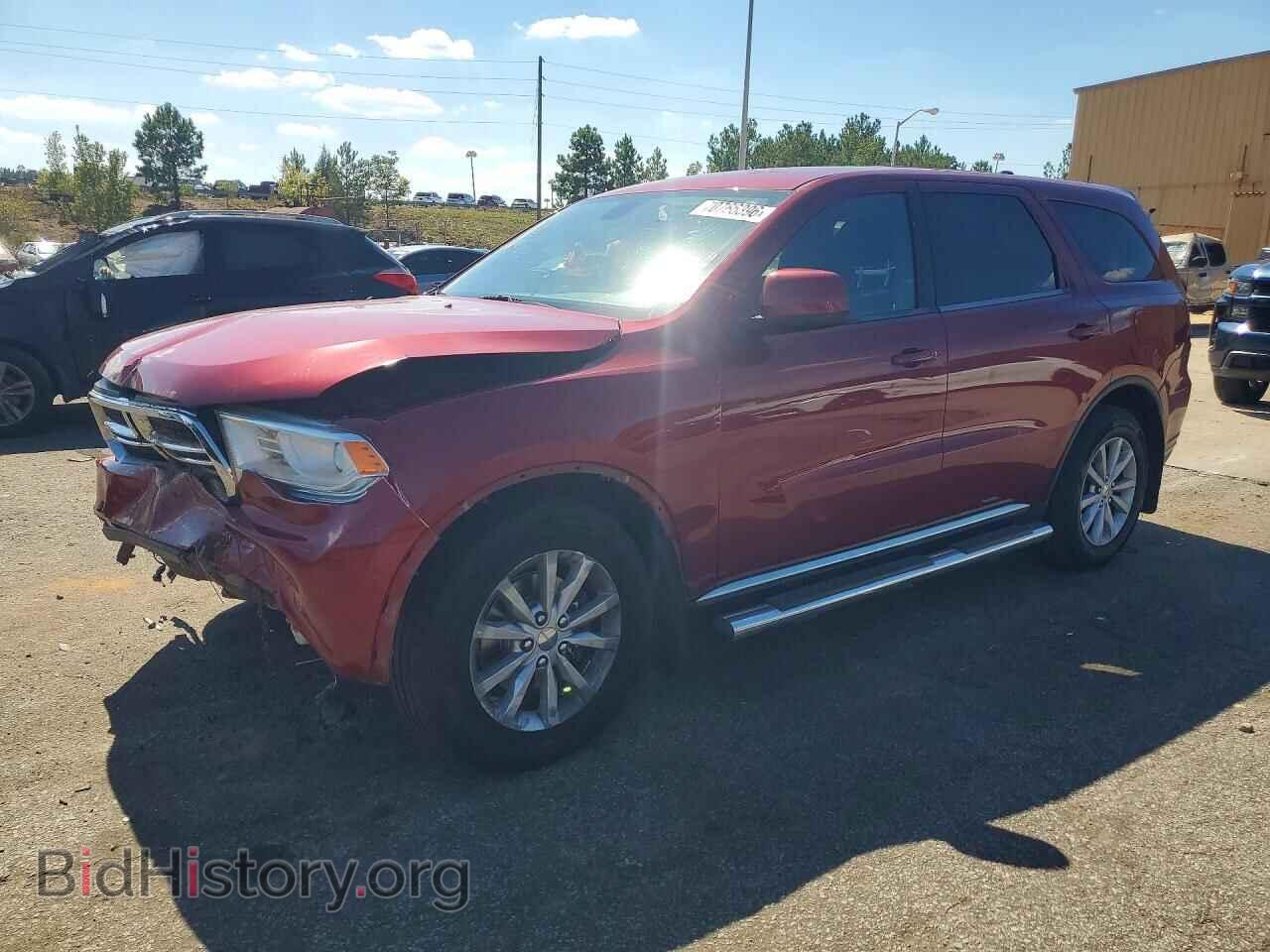 2015 Dodge DURANGO SXT (VIN 1C4RDHAG8FC937630) — photo 1 of 12, Copart, damage: front end