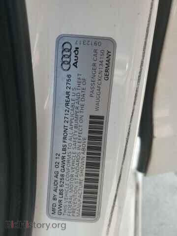 2012 AUDI A6 - VIN: WAUGGAFCXCN134150 - Фото 12