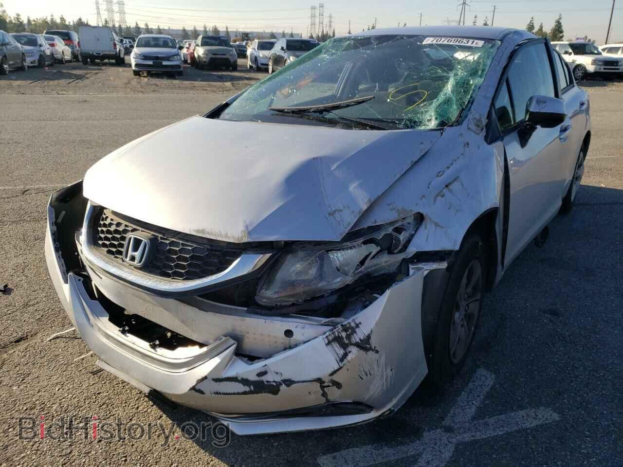 2013 HONDA CIVIC - VIN: 19XFB2F5XDE204885 - Фото 2