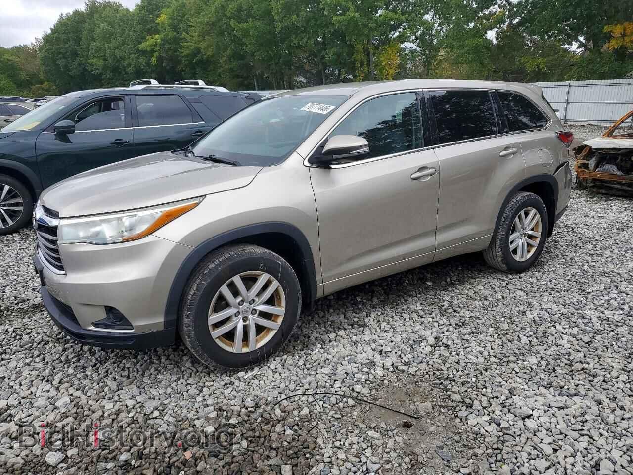 Photo 5TDBKRFH1FS165470 - TOYOTA HIGHLANDER 2015