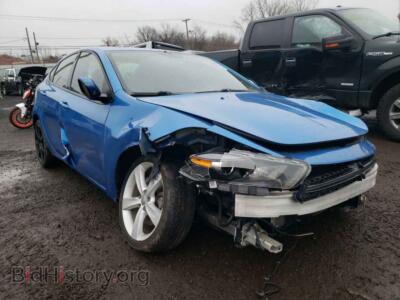 2015 Dodge DART DART GT, blue — VIN 1C3CDFEBXFD238135, Copart