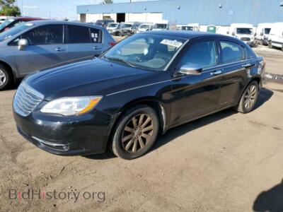 2013 Chrysler 200 LIMITED, black — VIN 1C3CCBCG7DN571121, Copart