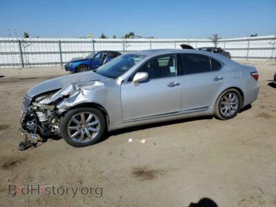 2008 Lexus LS460 LS 460, silver — VIN JTHBL46F085076527, Copart