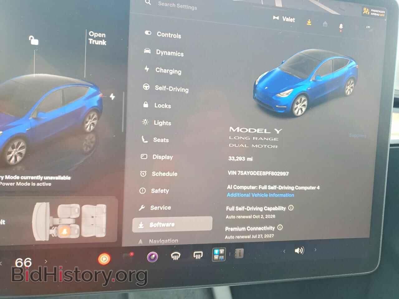 2023 TESLA MODEL Y - VIN: 7SAYGDEE8PF802997 - Photo 9