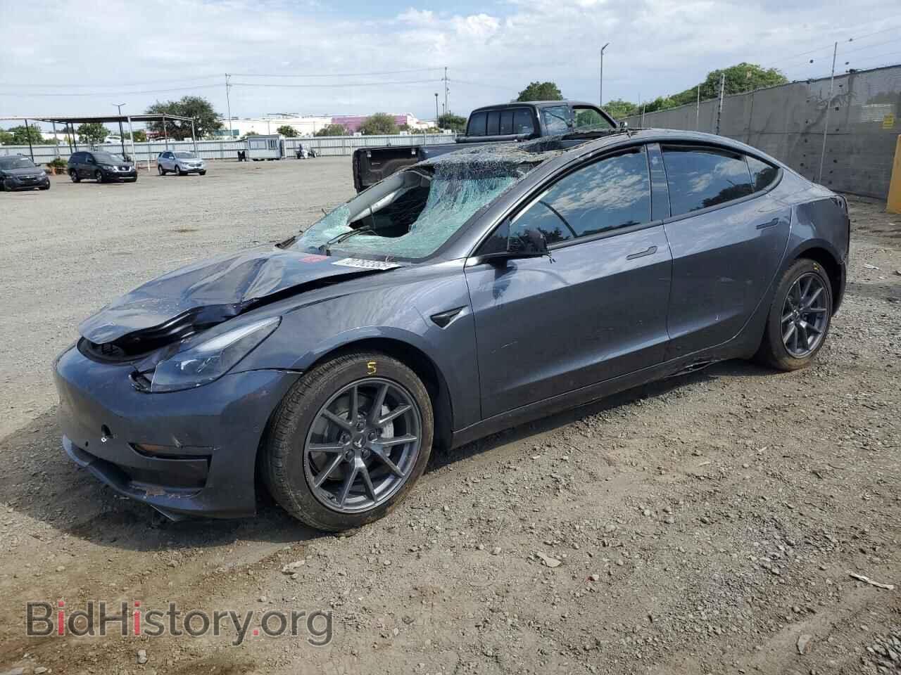 Photo 5YJ3E1EB5NF121565 - TESLA MODEL 3 2022