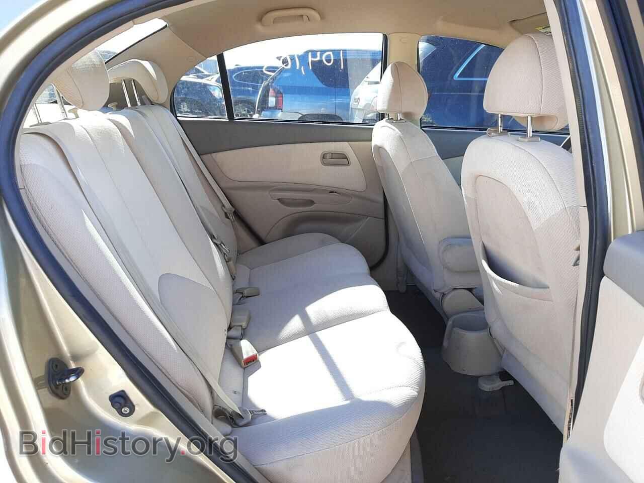 2007 KIA RIO - VIN: KNADE123376266827 - Фото 6