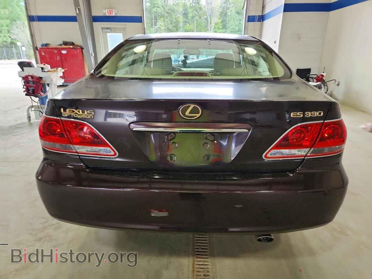 2005 LEXUS ES330 - VIN: JTHBA30G955105987 - Фото 6