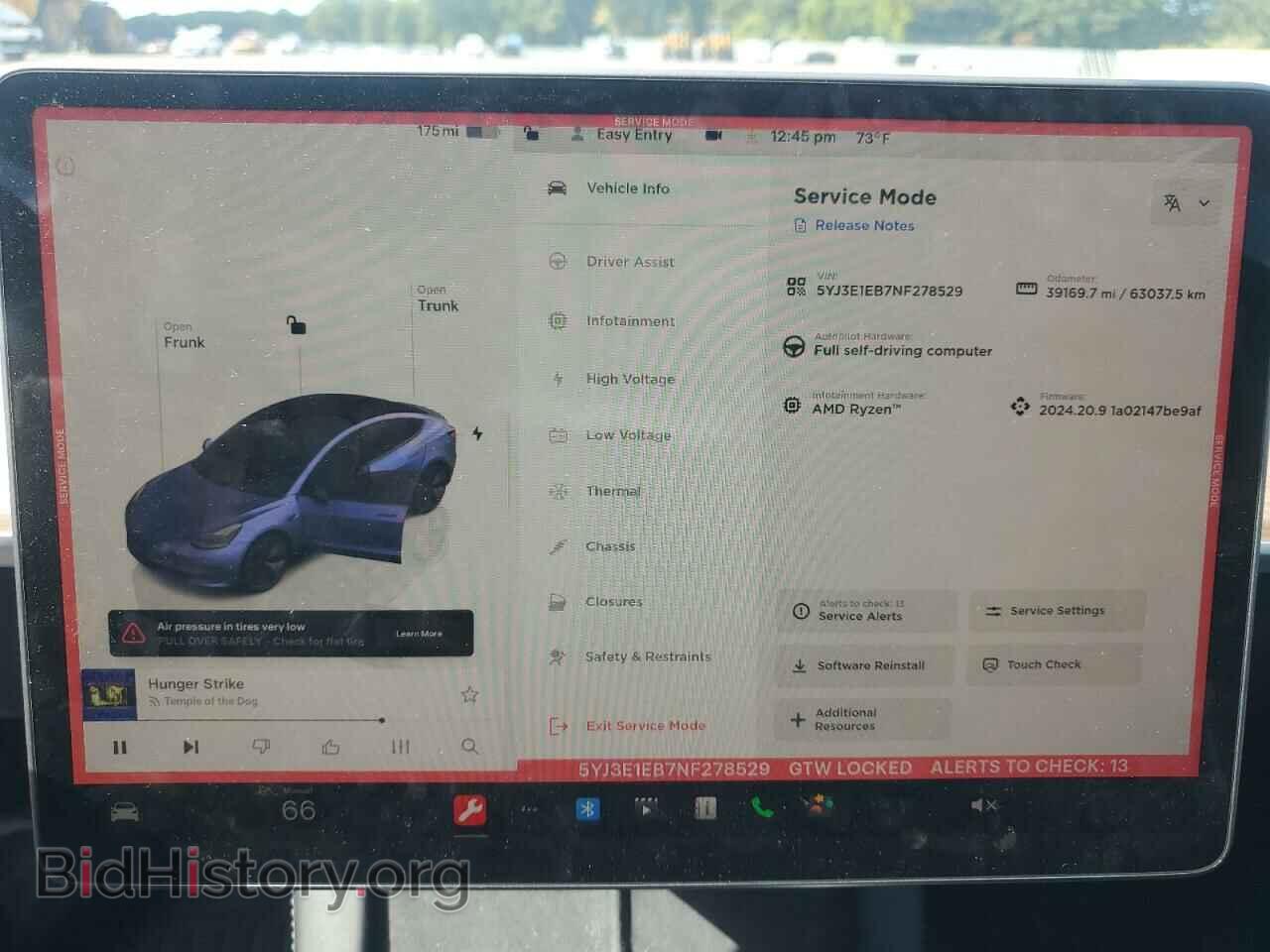 2022 TESLA MODEL 3 - VIN: 5YJ3E1EB7NF278529 - Photo 9