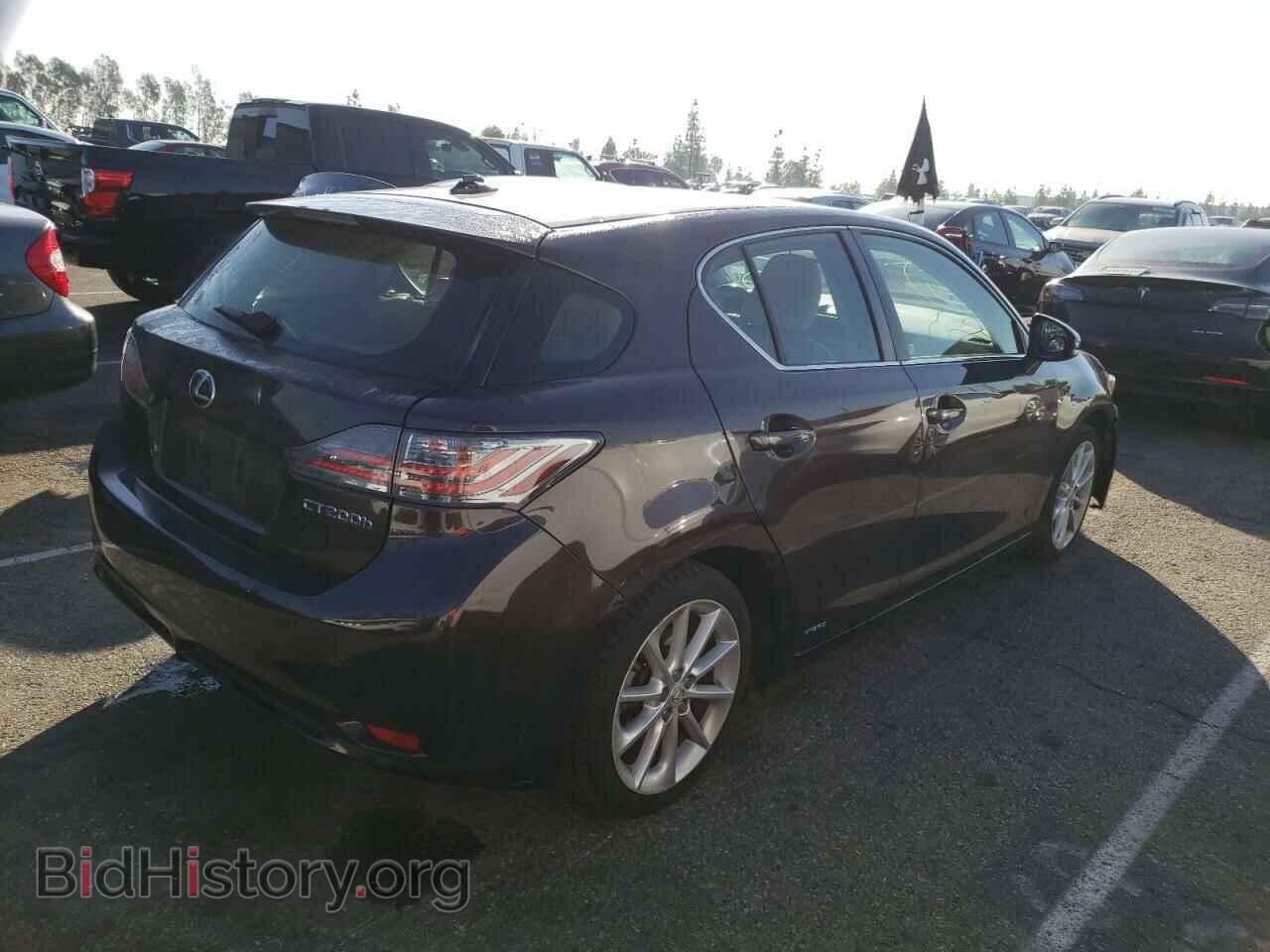 2012 LEXUS CT 200 - VIN: JTHKD5BH6C2084863 - Фото 3