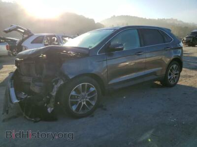 2015 Ford EDGE Edge Titan, gray — VIN 2FMTK4K94FBC16639, Copart