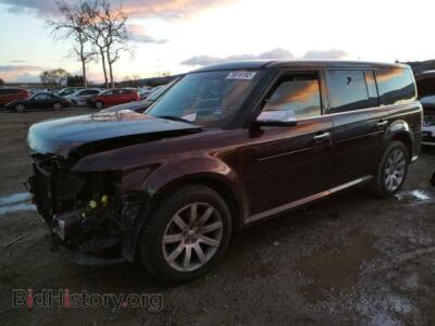 2011 Ford FLEX Flex Limit, burgundy — VIN 2FMGK5DC1BBD00279, Copart
