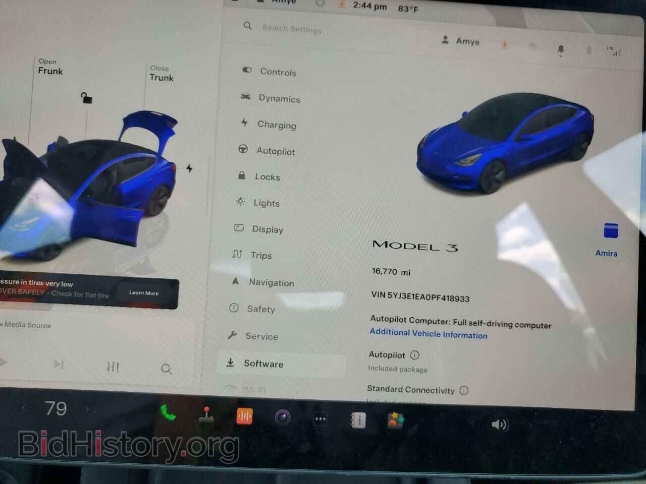 2023 TESLA MODEL 3 - VIN: 5YJ3E1EA0PF418933 - Photo 9