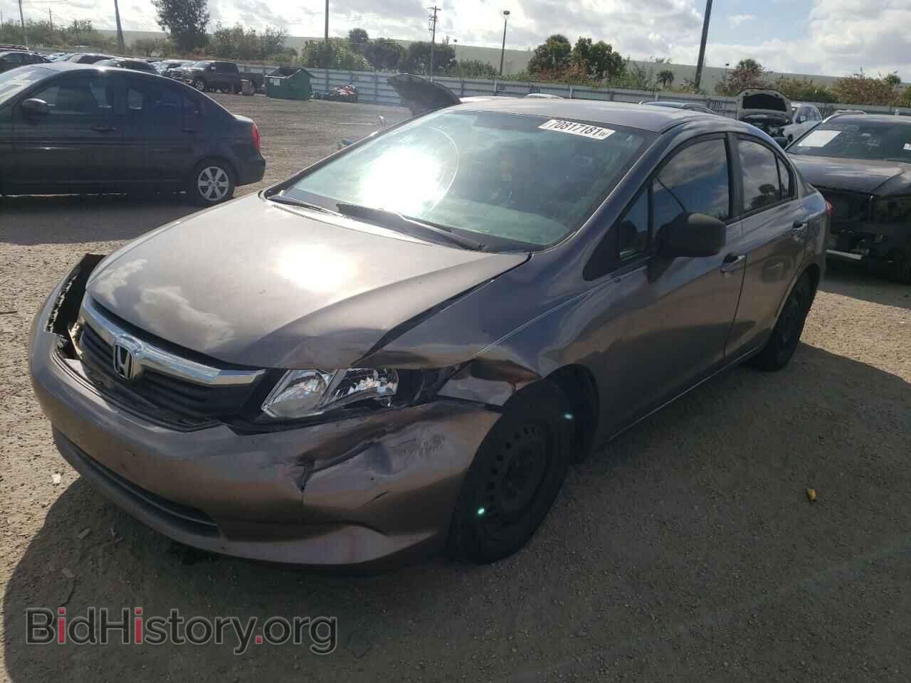 2012 HONDA CIVIC - VIN: 2HGFB2F50CH503449 - Фото 2