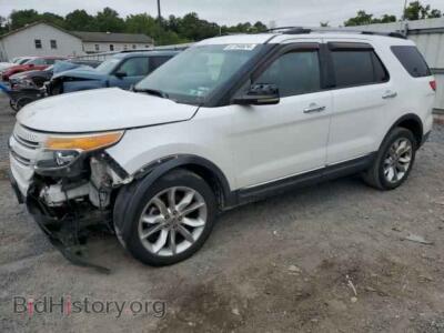 2011 Ford EXPLORER LIMITED, white — VIN 1FMHK8F80BGA37130, Copart