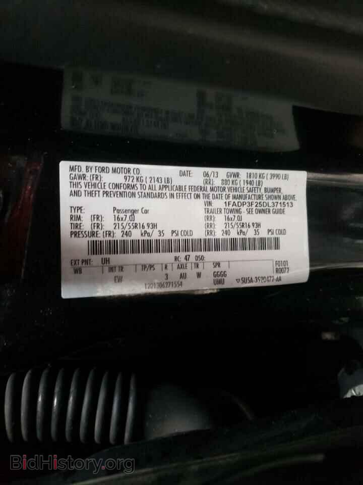 2013 FORD FOCUS - VIN: 1FADP3F25DL371513 - Photo 10