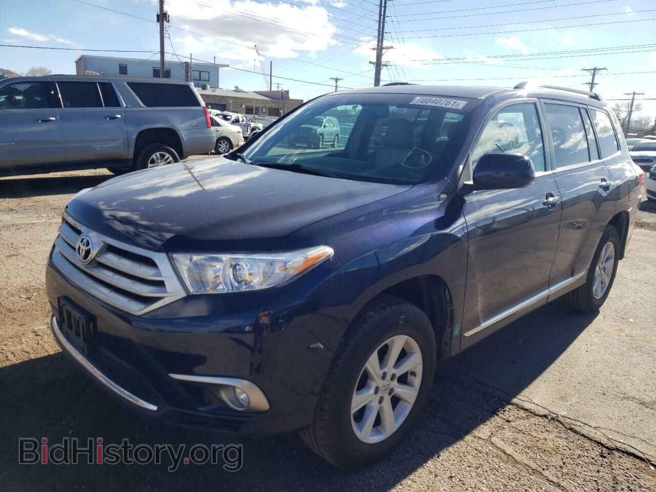 2013 TOYOTA HIGHLANDER - VIN: 5TDBK3EH6DS245214 - Фото 2