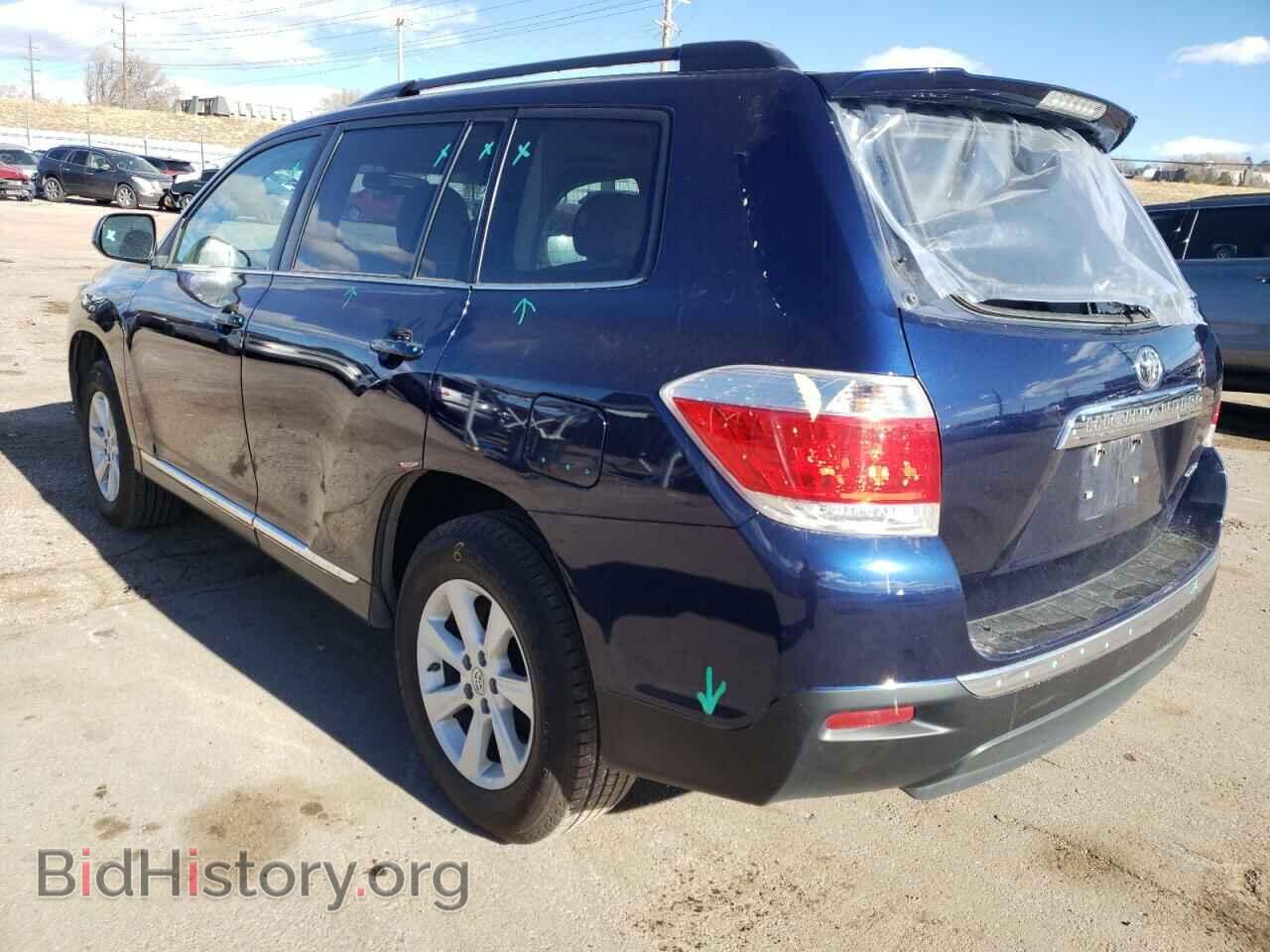 2013 TOYOTA HIGHLANDER - VIN: 5TDBK3EH6DS245214 - Фото 3