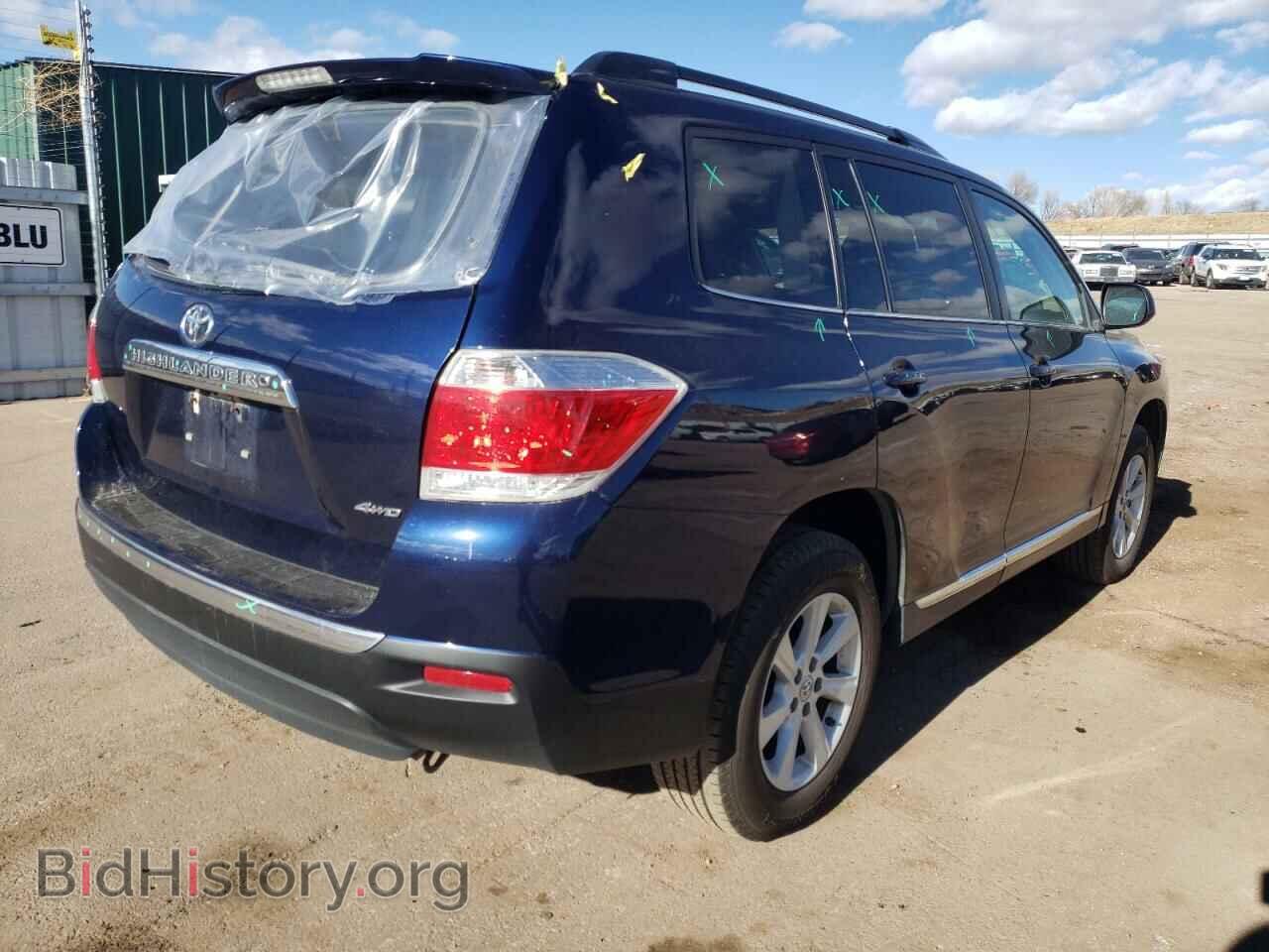 2013 TOYOTA HIGHLANDER - VIN: 5TDBK3EH6DS245214 - Фото 4