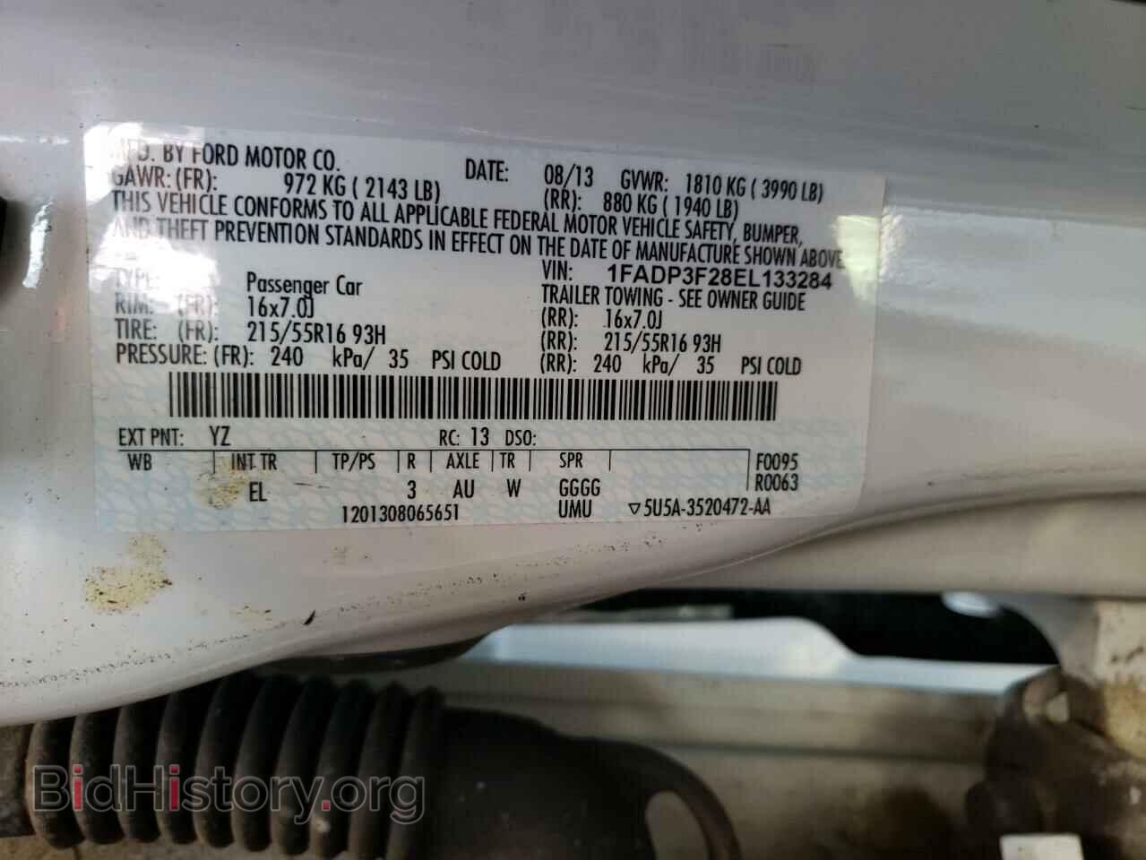 2014 FORD FOCUS - VIN: 1FADP3F28EL133284 - Photo 12