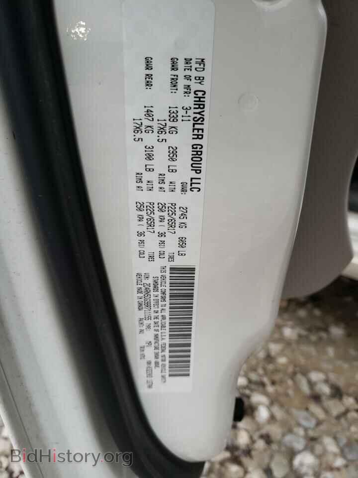 2011 DODGE CARAVAN - VIN: 2D4RN5DG9BR711155 - Фото 13
