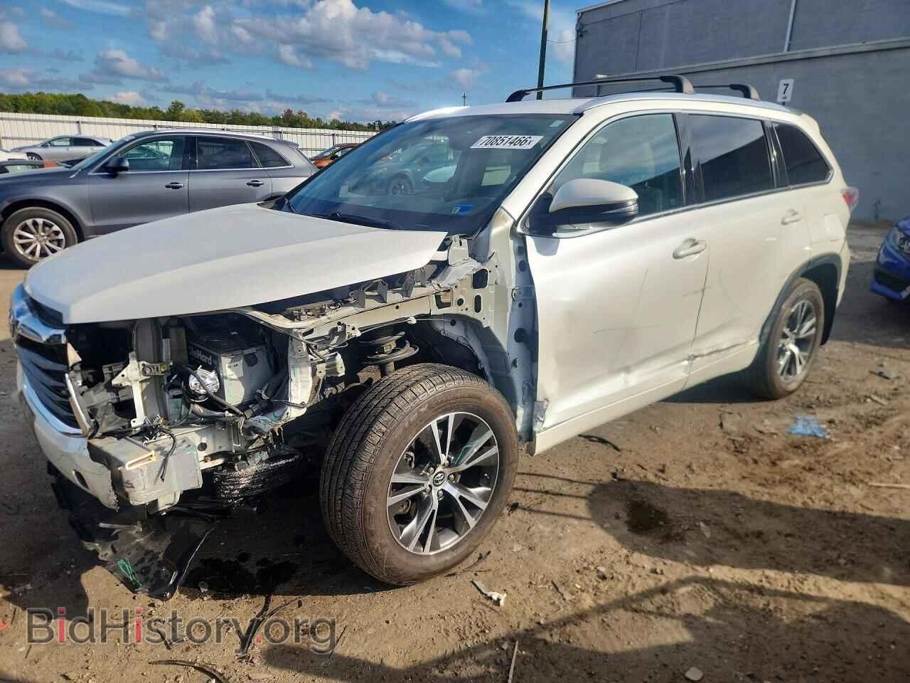 Photo 5TDJKRFH9GS285434 - TOYOTA HIGHLANDER 2016