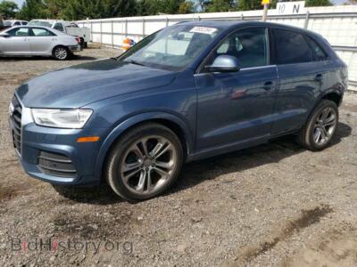 2016 Audi Q3 Premium Plus, синий — VIN WA1EFCFS5GR016435, Copart