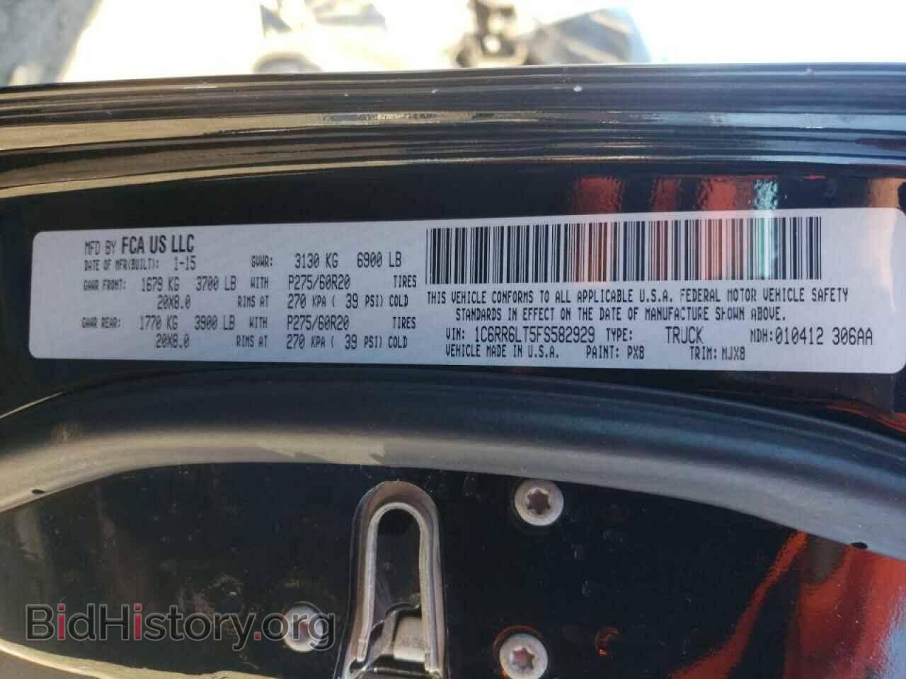 2015 RAM 1500 - VIN: 1C6RR6LT5FS582929 - Фото 10