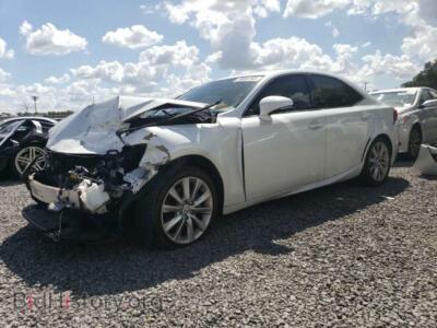 2015 Lexus IS IS 250, white — VIN JTHBF1D25F5060567, Copart