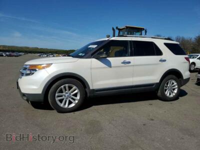 2012 Ford EXPLORER XLT, white — VIN 1FMHK7D99CGA06787, Copart