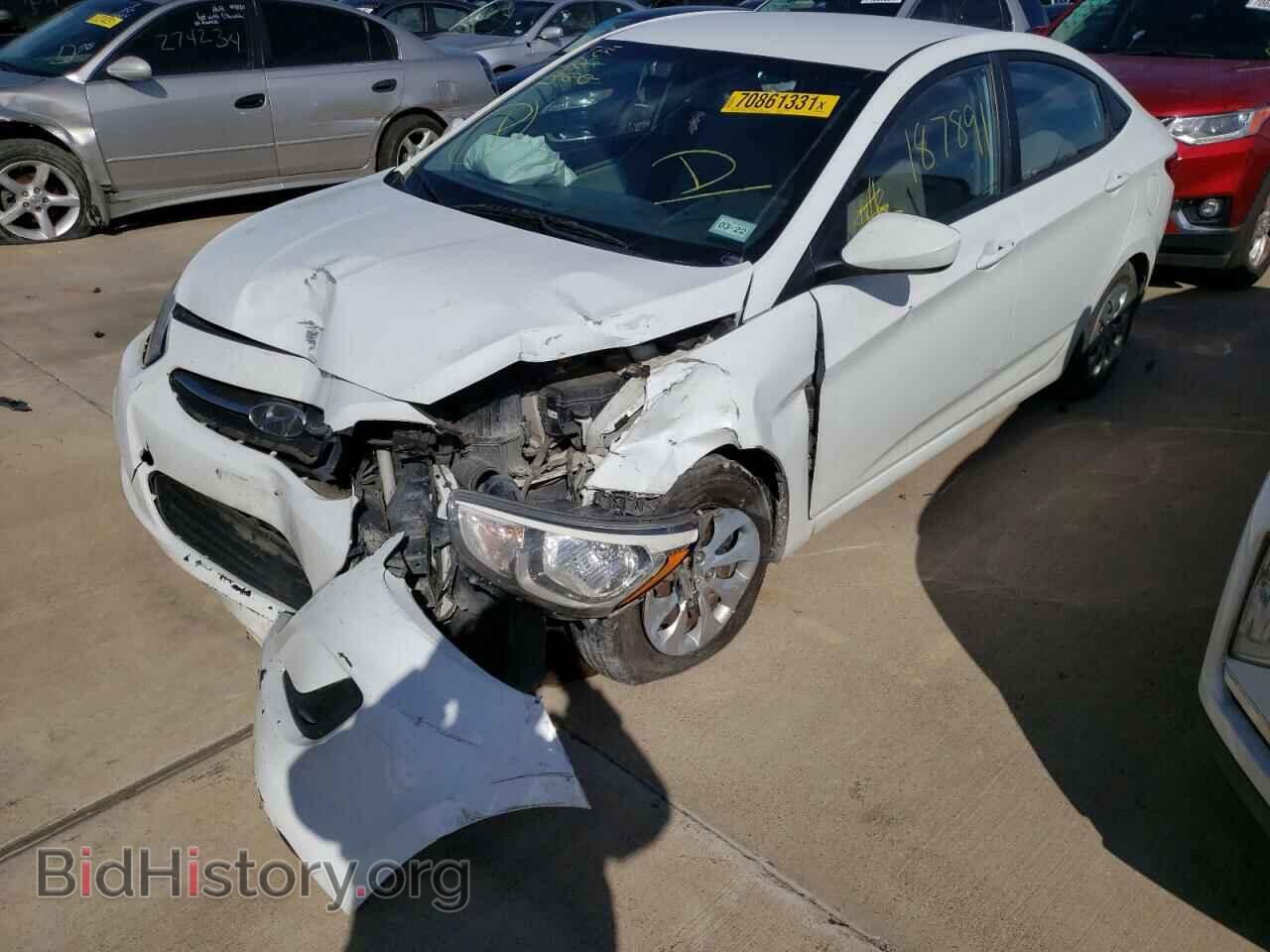2015 HYUNDAI ACCENT - VIN: KMHCT4AE8FU825612 - Фото 2