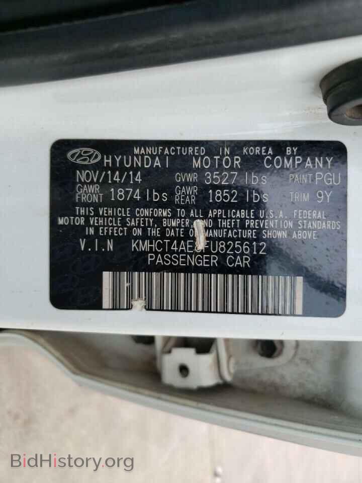 2015 HYUNDAI ACCENT - VIN: KMHCT4AE8FU825612 - Фото 10