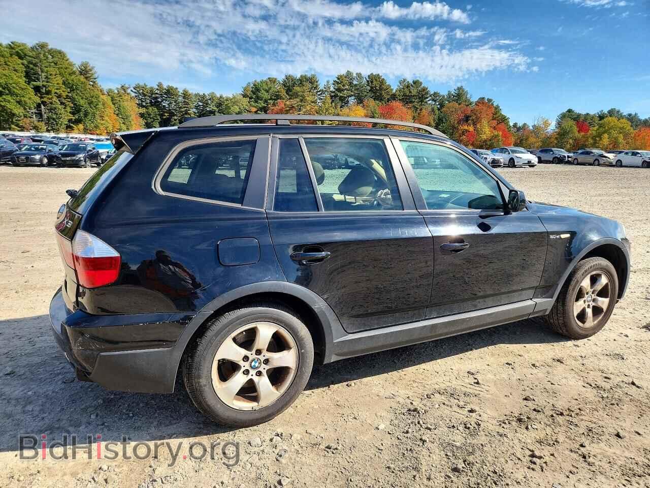 2007 BMW X3 - VIN: WBXPC93447WF07599 - Фото 3