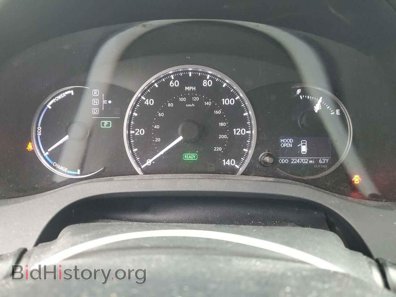 2012 LEXUS CT 200 - VIN: JTHKD5BH3C2101361 - Фото 9