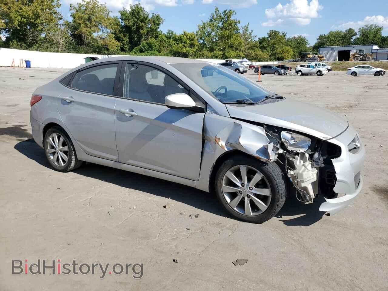 2013 HYUNDAI ACCENT - VIN: KMHCU4AE3DU462159 - Фото 4