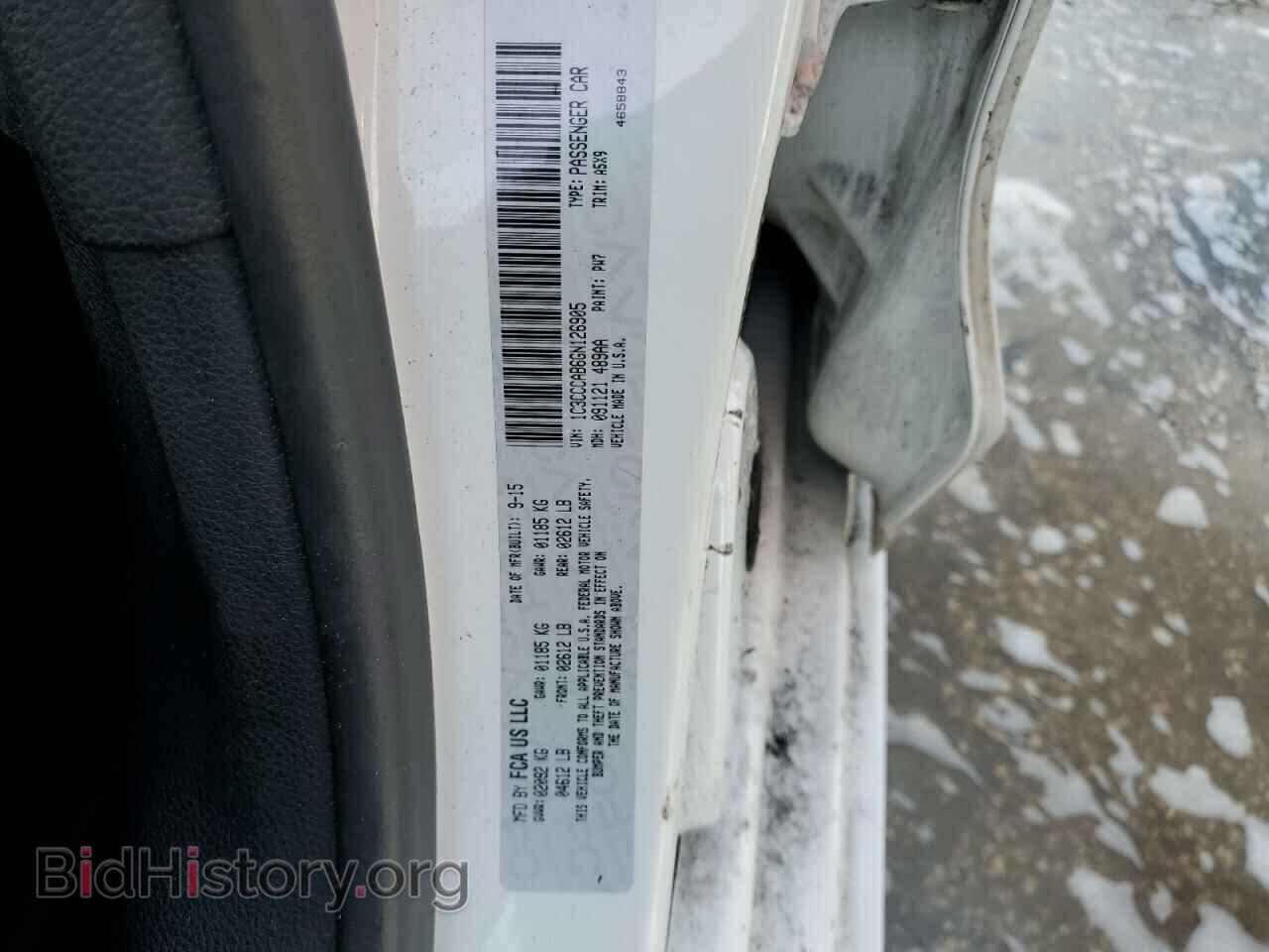 2016 CHRYSLER 200 - VIN: 1C3CCCAB6GN126905 - Фото 12